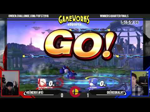4G|Nero (Bayonetta) Vs. GG.Regralht (Yoshi) - WQF