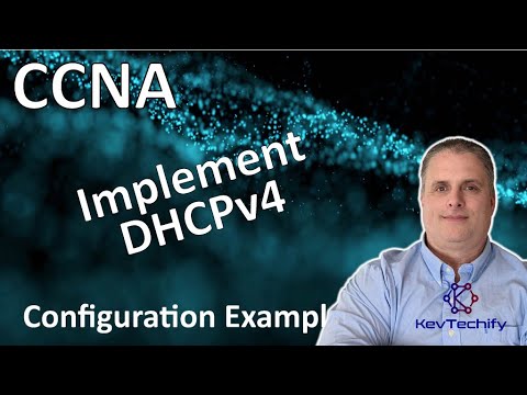 Implement DHCPv4 on a Router Example - DHCPv4 - Lab 7.4.1 - CCNA - KevTechify | vid 50