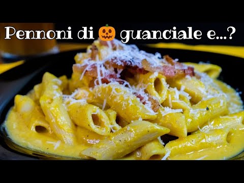 Pennoni alla zucca  🎃  Gorgonzola e Speck Croccante _ Facile e Veloce