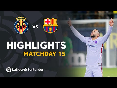 Highlights Villarreal CF vs FC Barcelona (1-3)