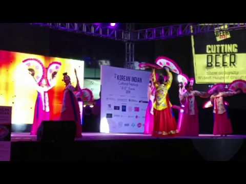 Korean dance @ 3rd Korean indian cultural festival