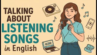 ✅Talking About Listening to Music in English | Simple Conversation Practice | A1–A2 English
