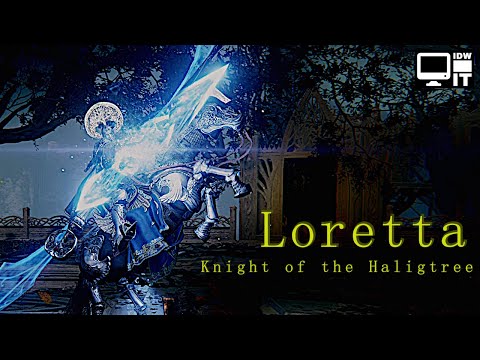 Loretta, Knight of the Haligtree!!! NG+1 60FPS 1440p Haligtree Town Boss Fight!!!