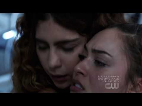 The 100 4x06 - Raven, Murphy, Luna scene