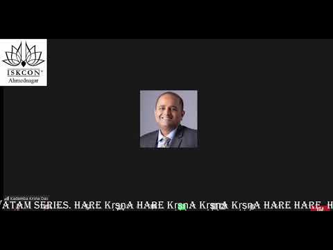 Morning SB  Lecture By HG Kadamb Krsna Prabhu @  ISKCON Ahmednagar