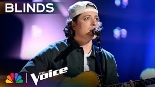 Father of Two&#39;s Performance Brings Coach Reba to Tears | The Voice Blind Auditions | NBC