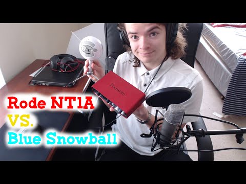 Rode NT1A vs Blue Snowball Microphone (Audio test & Review)