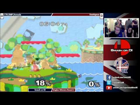 SoD - Melee Singles - CT|EMP|Armada (Peach) vs Deathgazer (Falco/Fox)