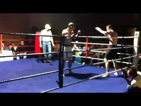 Mma demo at white collar boxing