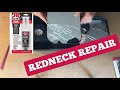 J-B Weld redneck repair for GMC C8500  dump truck broken mirror