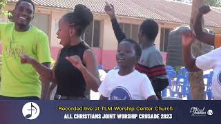 Ap Shilly Denis Opus sings TESTIFY/MY REDEEMER LIVES live at All Christians joint worship crusade