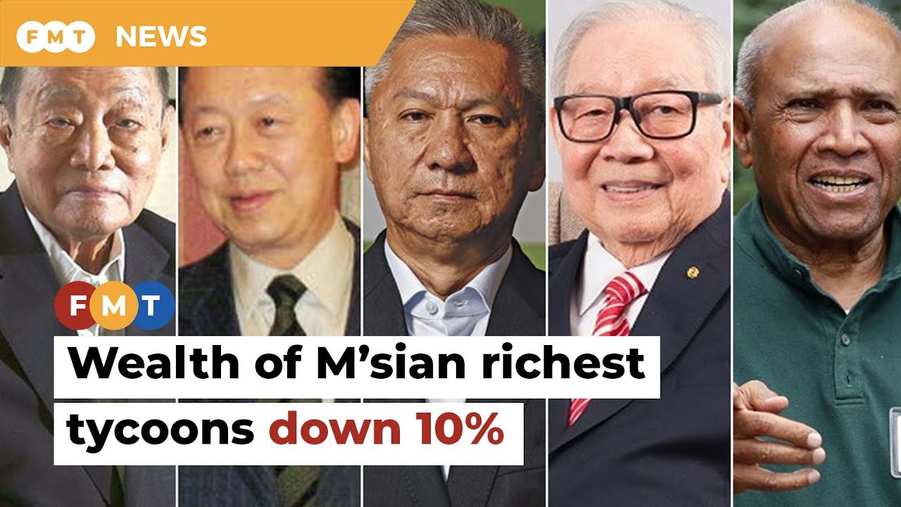Wealth of Malaysia’s 50 richest tycoons down 10%