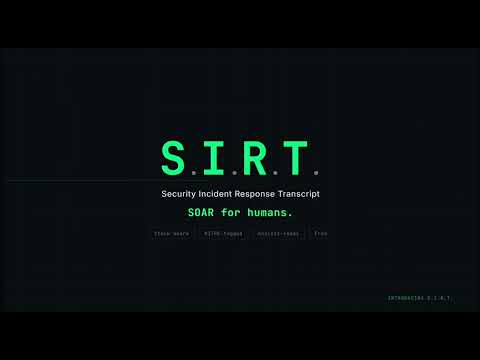 Security Incident Response Transcript 소개 영상