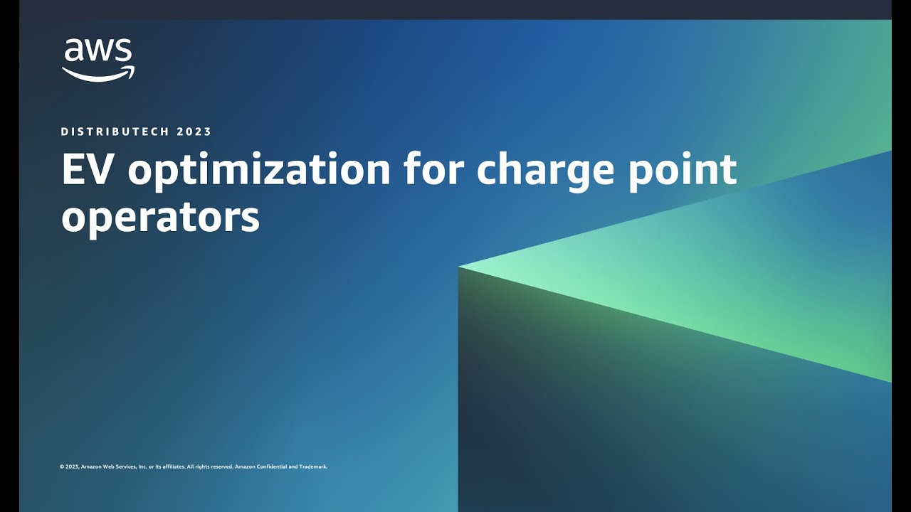 AWS E&U - Improve EV Charging ROI with AWS Data Analytics
