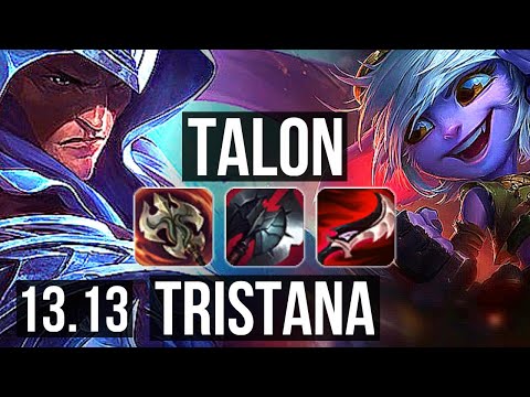 TALON vs TRIST (MID) | 8/0/8, 3.5M mastery, 2700+ games, Legendary | KR Challenger | 13.13