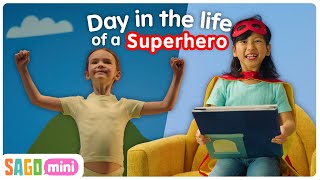 Day in the Life of a SUPERHERO! 🦸♂️🦸🏻♀️ Super-Kid, to the Rescue! | Sago Mini World