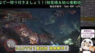 【祝】はじめて３人PTでムフェト１周討伐できた瞬間