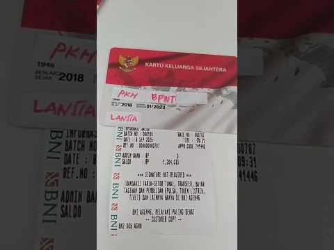 Double elderly will receive IDR 1,200,000 on September 8, 2025. #pkh #bpnt