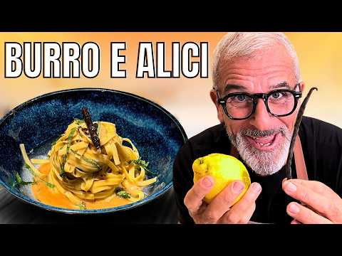 Hai mai fatto una PASTA BURRO E ALICI così? Non sai che ti perdi! Ricetta di Chef Max Mariola