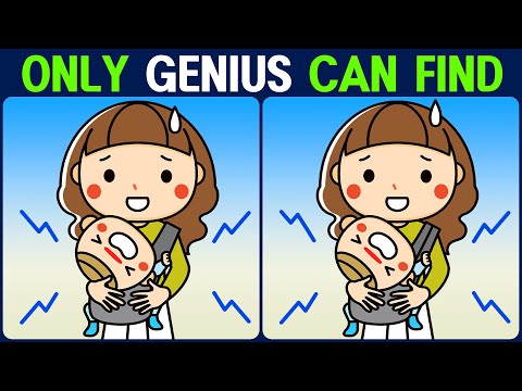 【Find the Difference】 99% of people can't find all the differences!