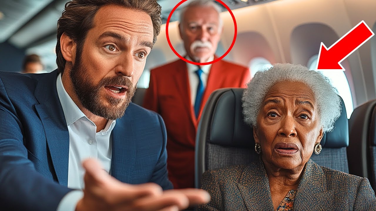 Man Humiliates Black Woman on Plane Then Realizes Too Late Who’s Behind Him!