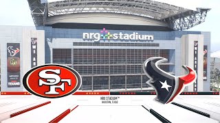 Madden NFL 26 - San Francisco 49ers Vs Houston Texans PS5 Simulation Week 8 (Updated Rosters)