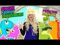 FINGER FAMILY DINOSAURS SONG AnimalSketch Nursery Rhyme For Children W PRINCESS BLONDiE