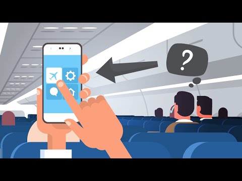 image-Why do people put mobile phones on airplane mode during flight? 