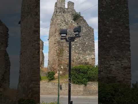 🏰 Heptapyrgion of Thessaloniki 🇬🇷 | Ancient Fortress Walls #Shorts