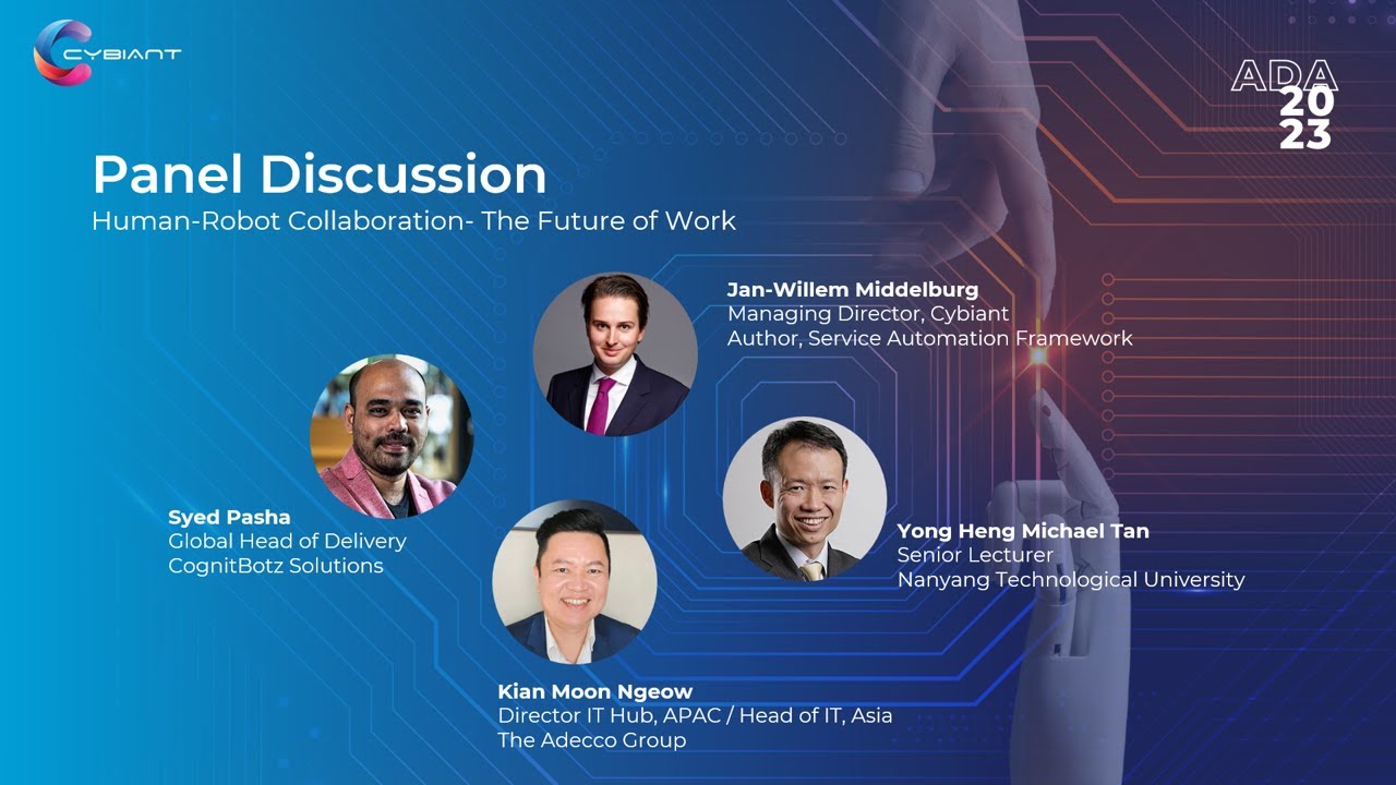 Panel Discussion : Human-Robot Collaboration- The Future of Work | ADA23