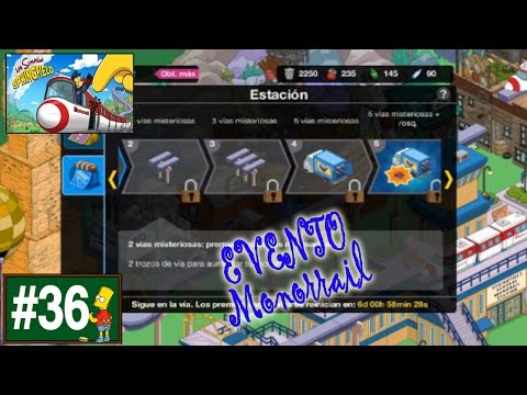 Los Simpson Springfield "Monorrail: Cap. 36 - 16 vías misteriosas y 5 rosquillas" por Tony