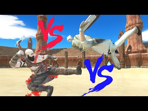 MODS 1 Vs 1 #07 - ICESCREAM vs KRATOS - Animal Revolt Battle Simulator