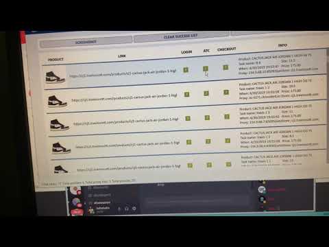 TRAVIS SCOTT JORDAN 1 SHOCK DROP LIVE COP!! Eve aio