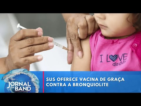 SUS oferece vacina de graça contra a bronquiolite | Jornal da Band