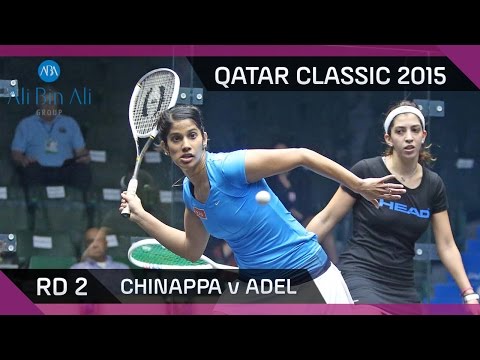 Squash: Qatar Classic 2015 - Women's Rd 2 Highlights: Chinappa v Adel