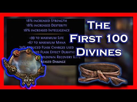 [PoE 3.20] Buying my First MIRROR(ed Item) #1 - First 100 Divines