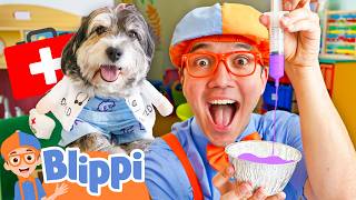 Blippi Meets Dr. Ted the Puppy at the Hospital 🐶