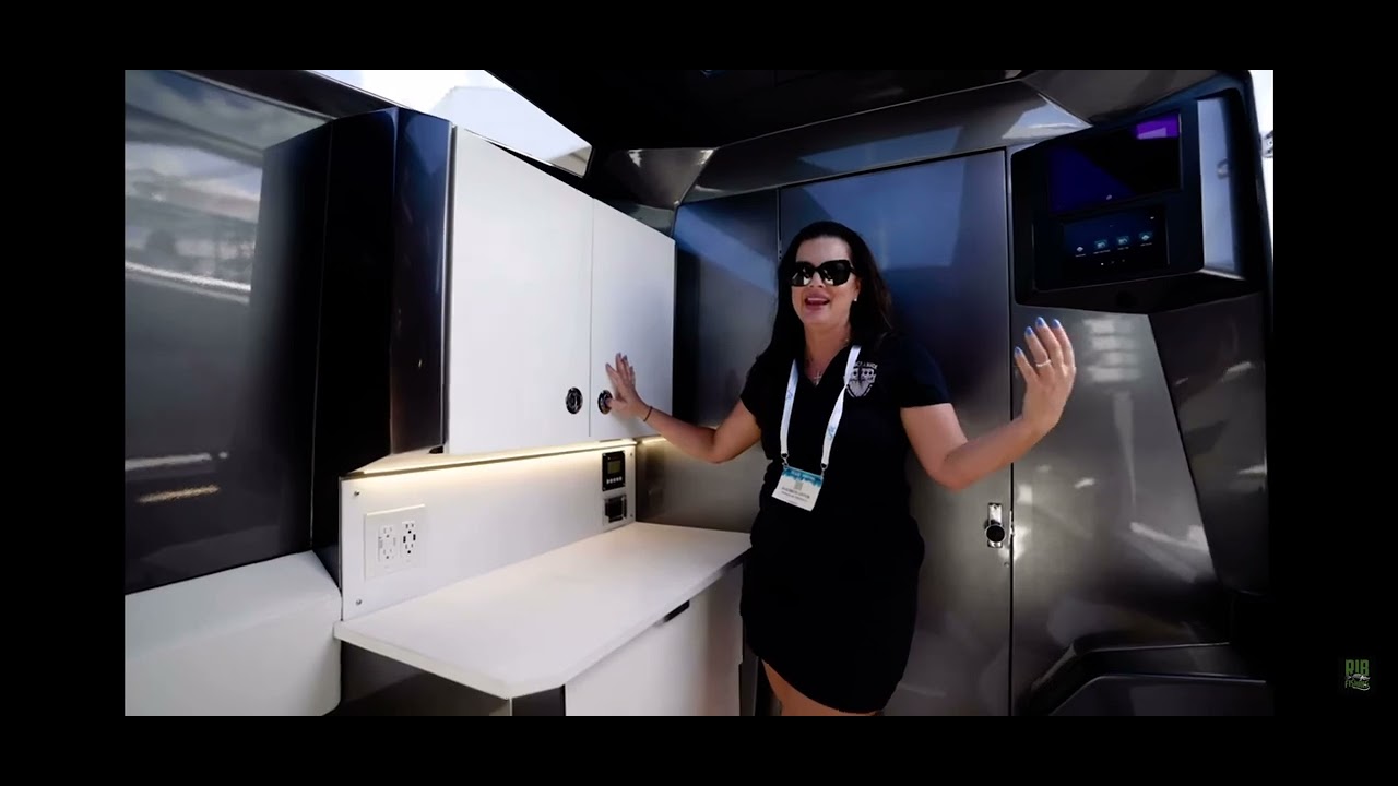 Adrenaline Powerboats 47 Reaper Cabin walkthrough featuring separate head and refreshing Rainshower
