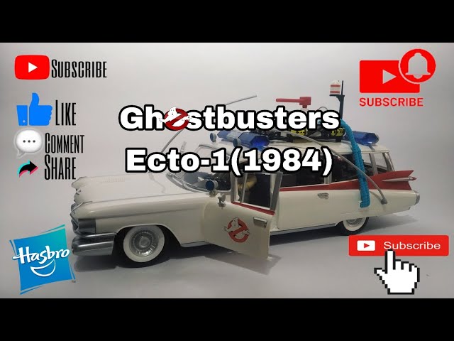 Vídeo relacionado con Hasbro Ghostbusters Plasma Series, Ecto-1 (1984), Coche de Juguete a Escala 1:18, Juguetes Ghostbusters, A Partir de 14 años