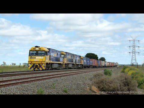 Pacific National 7AM5 Container Freight Train (31/10/2021) - PoathTV Australian Railways