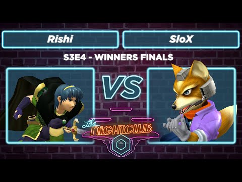 The Nightclub S3E4: Rishi (Marth) vs SloX (Fox) - Winners Finals SSBM