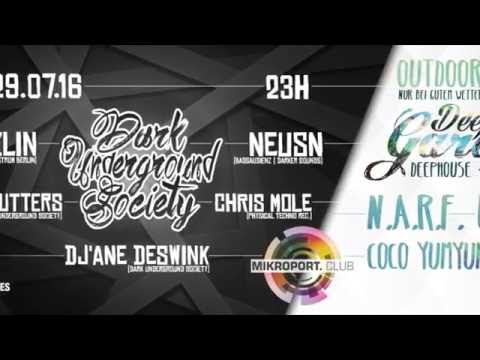 Only Techno @ Mikroport Club Krefeld Freitag 29.07.2016 Trailer