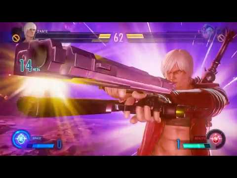 Marvel Vs Capcom Infinite - James (DANTE/STRIDER) Vs Jordan (ZERO/X)