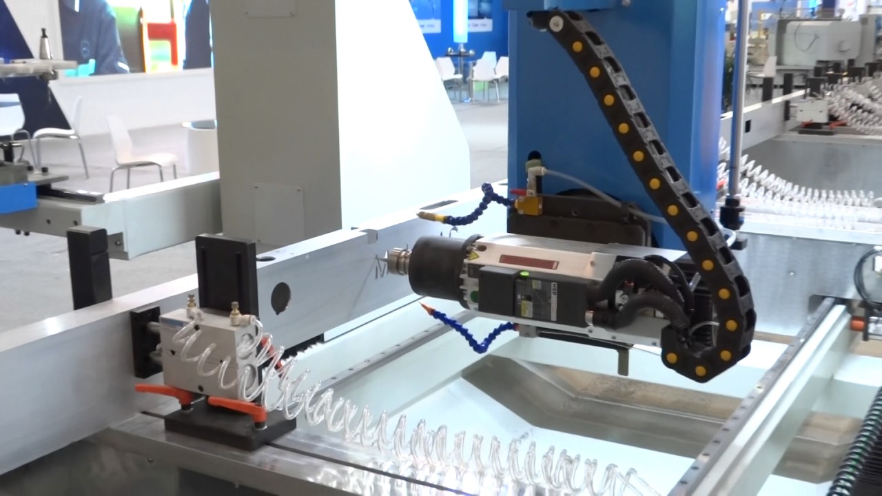 4 axis CNC machining center for Aluminum Profile