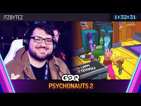 Psychonauts 2 by ItzBytez in 1:32:31 - Awesome Games Done Quick 2026