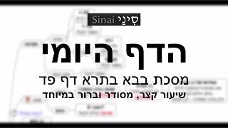דף יומי מסכת בבא בתרא דף פד - שיעור קצר וברור במיוחד בליווי תרשים (שיעורי הדף היומי בקצרה מאת הרב אורי בריליאנט) - התמונה מוצגת ישירות מתוך אתר האינטרנט יוטיוב. זכויות היוצרים בתמונה שייכות ליוצרה. קישור קרדיט למקור התוכן נמצא בתוך דף הסרטון