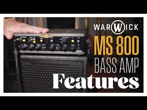 Warwick MS 800 Multi Stage Bass Amplifier Head 2026 - Black image 6