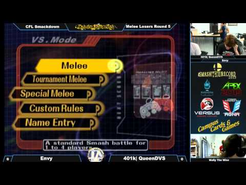 CFL Smackdown 11/11 - Envy vs QueenDVS - Melee Losers