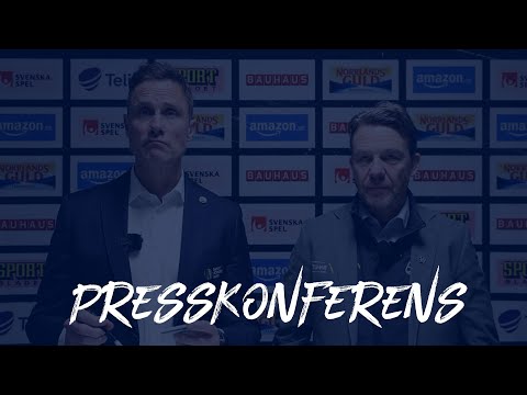 Leksands IF: Youtube: Presskonferens efter fjärde kvartsfinalen mellan Leksands IF - Frölunda HC