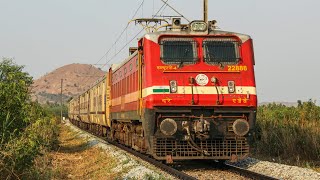 preview picture of video 'Utkrisht trains take a U-turn!! YPR-Howrah Duronto and Dibrugarh Vivek Ponpadi curve..'